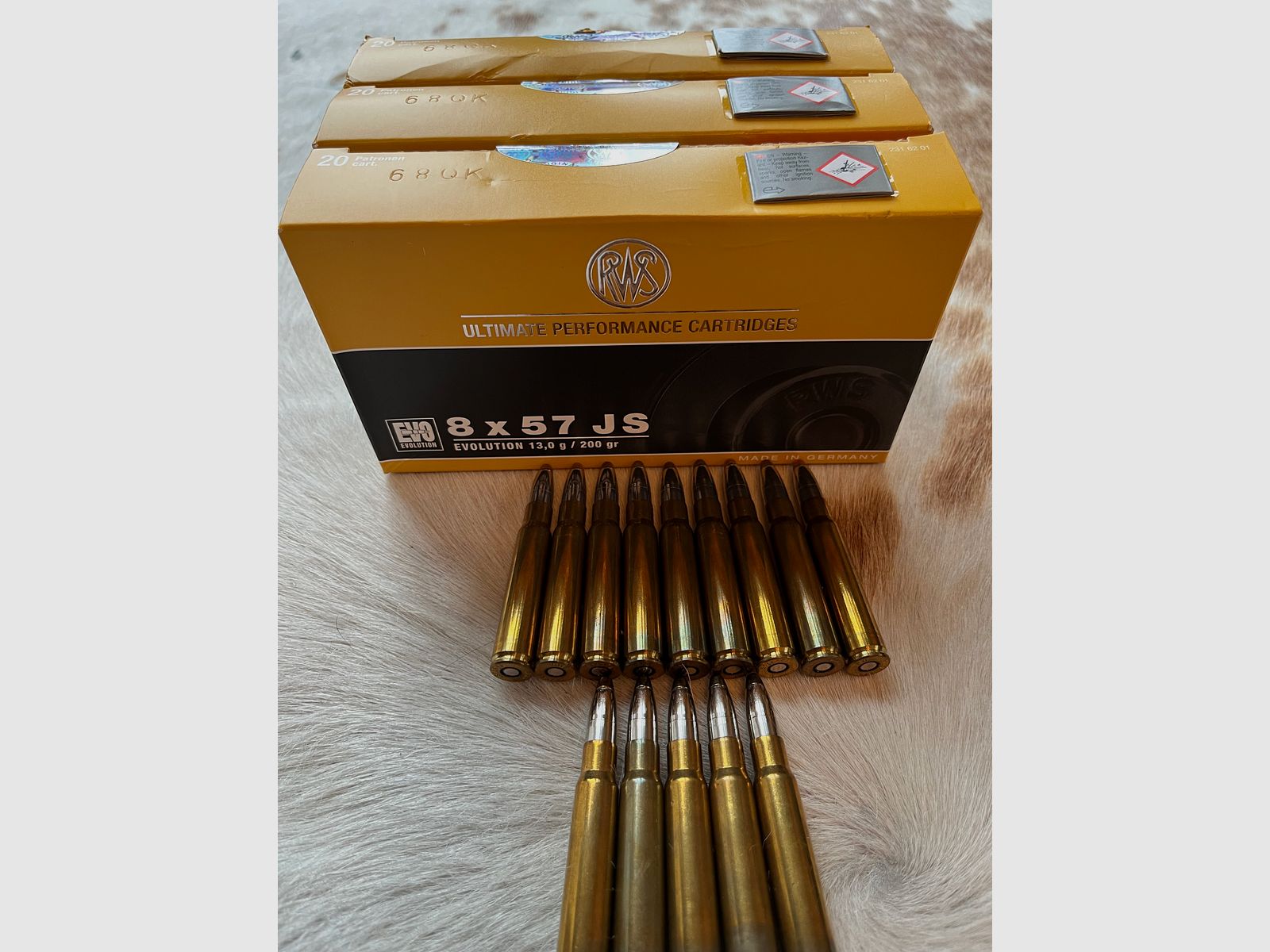 RWS 8x57 JS Evolution 13g / 200gr 75 shots