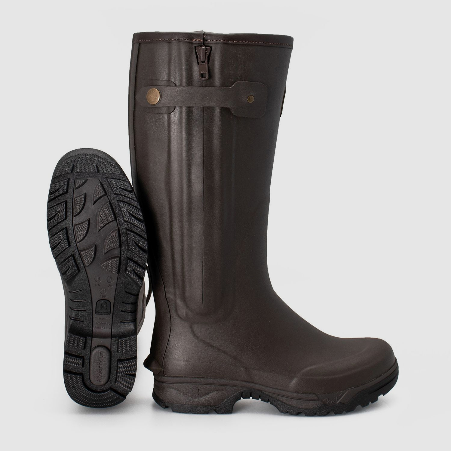 ROUCHETTE Gummistiefel VENEUR Neo Zip - Gr. 46