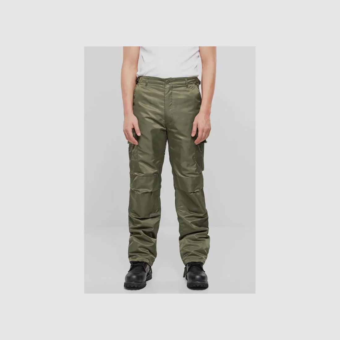 Pantalon thermo homme Brandit olive coupe-vent et hydrofuge, image 5 sur 10