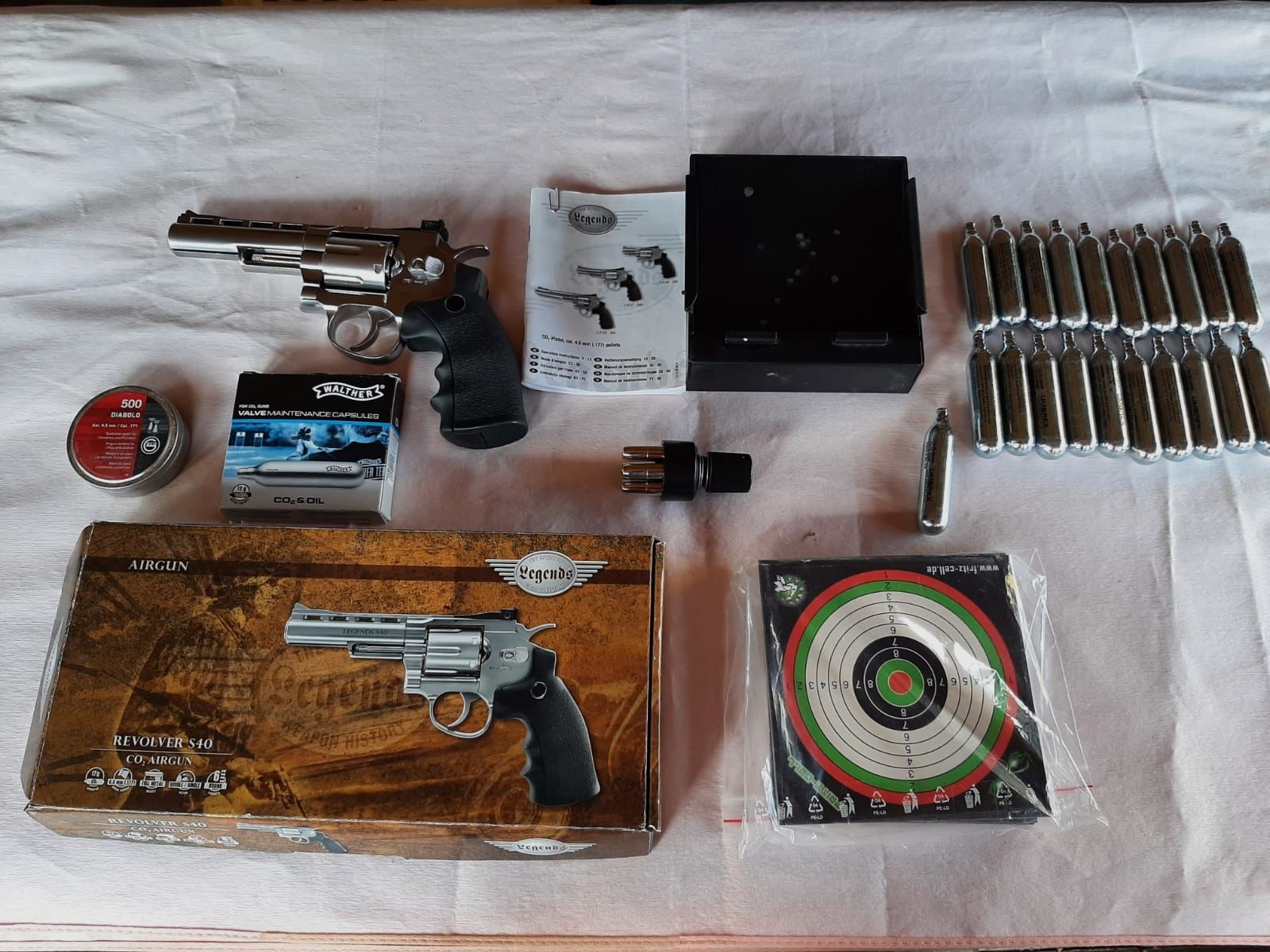  Legends S40 Pistolet pneumatyczny z akcesoriami 