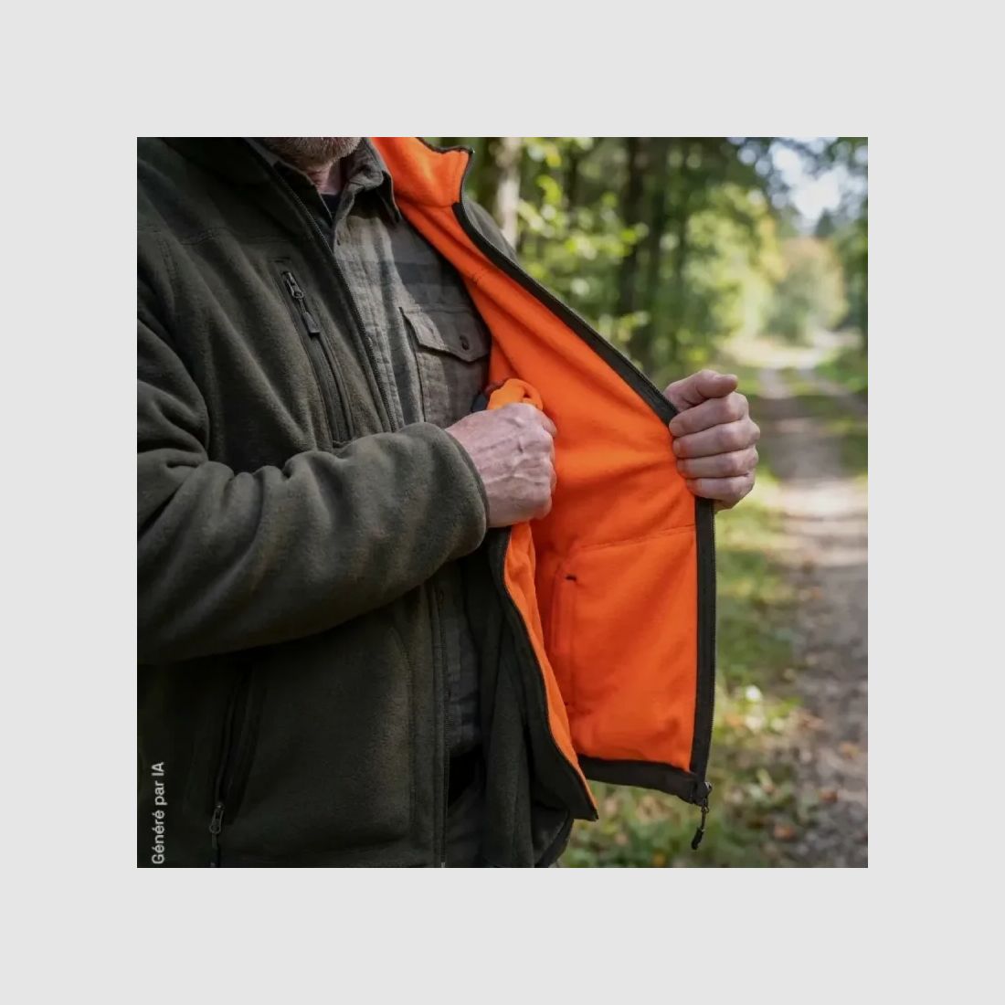 Wendejacke Deerhunter Gamekeeper orange grün, Bild 16 von 19