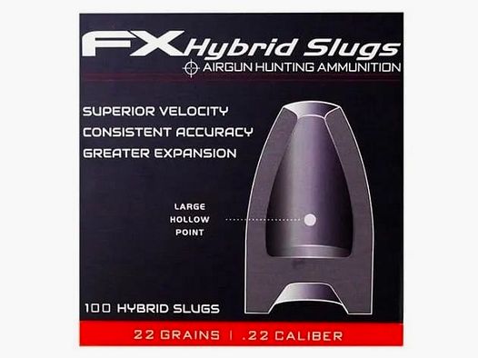 FX Hybrid Slugs .22 / 5.5mm, 22grs.