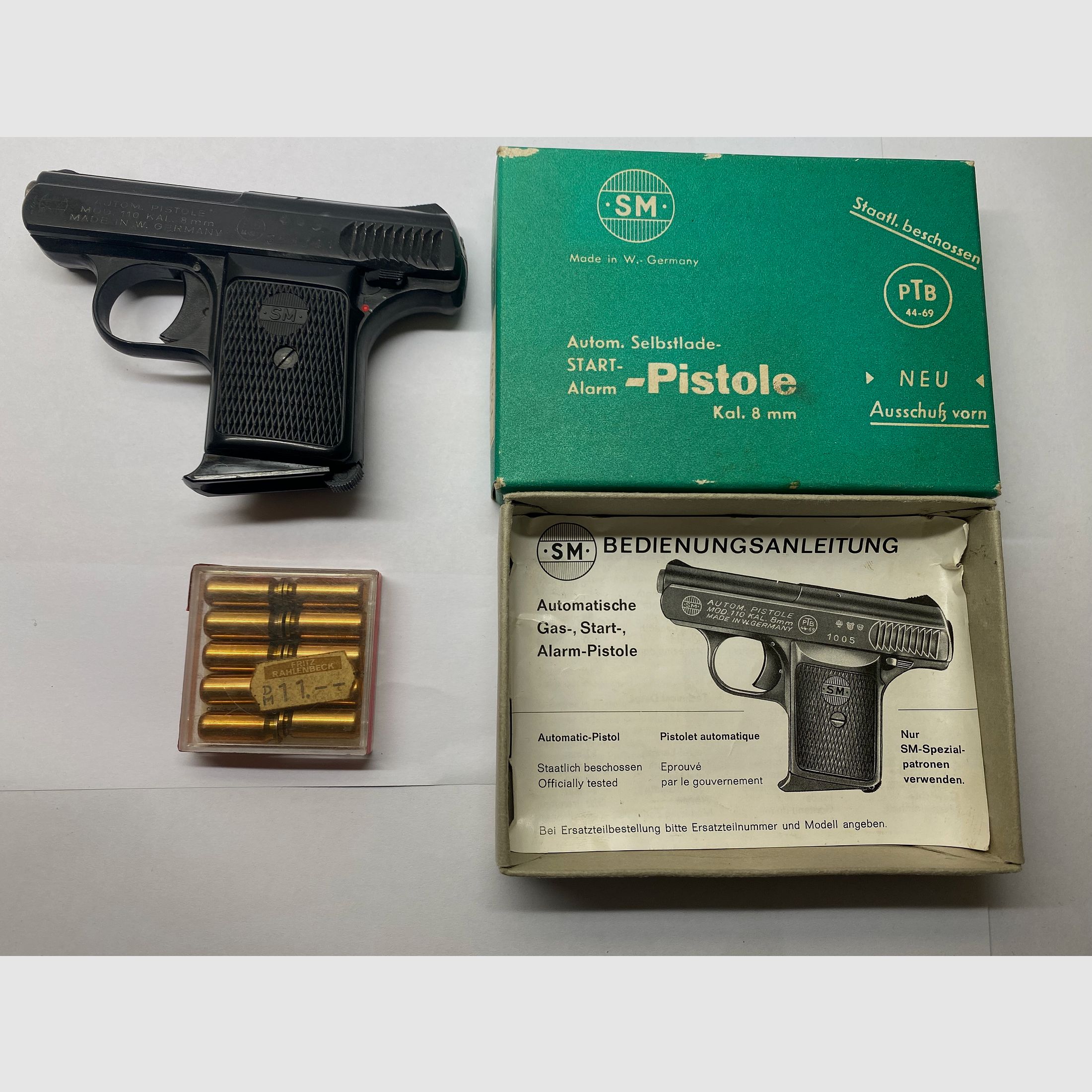 SM 110a blank firing pistol 8mm