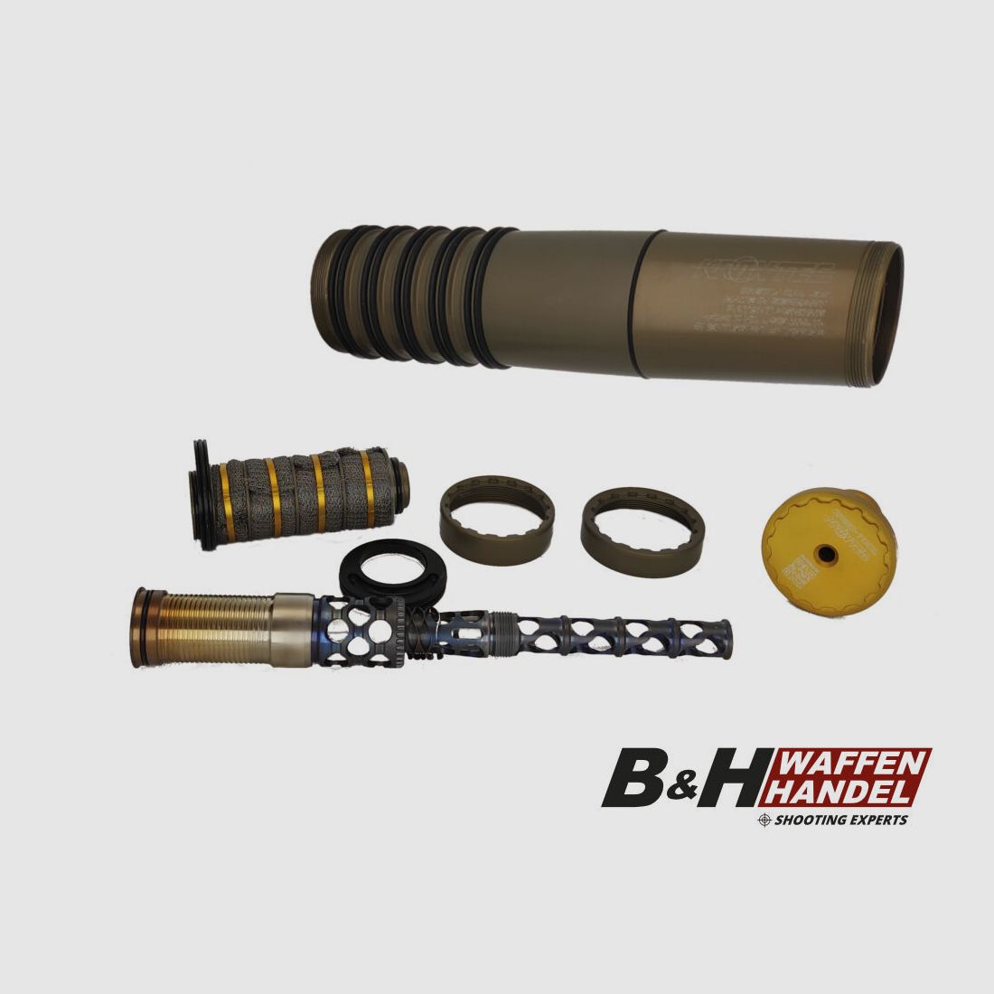 Krontec Highend Schalldämpfer OR 50 M15x1