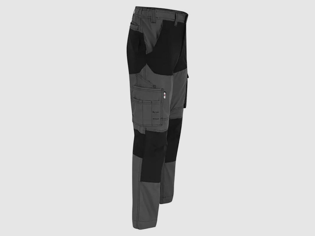Hector Herock® Herrenhose - 8 Taschen - 4-Wege-Stretch - Schwarz/Anthrazit, Bild 7 von 9