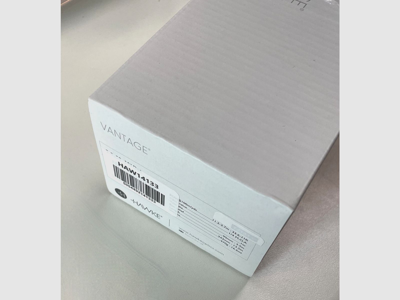 Nouveau produit dans une mauvaise boîte HAWKE 14133 lunette de visée VANTAGE 3-9x50 AO MIL DOT réticule étanche