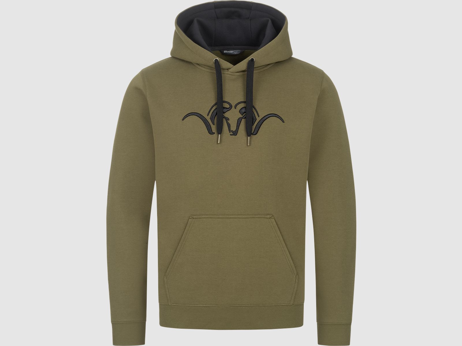 Hoodie Herren Dunkel Oliv/Schwarz L