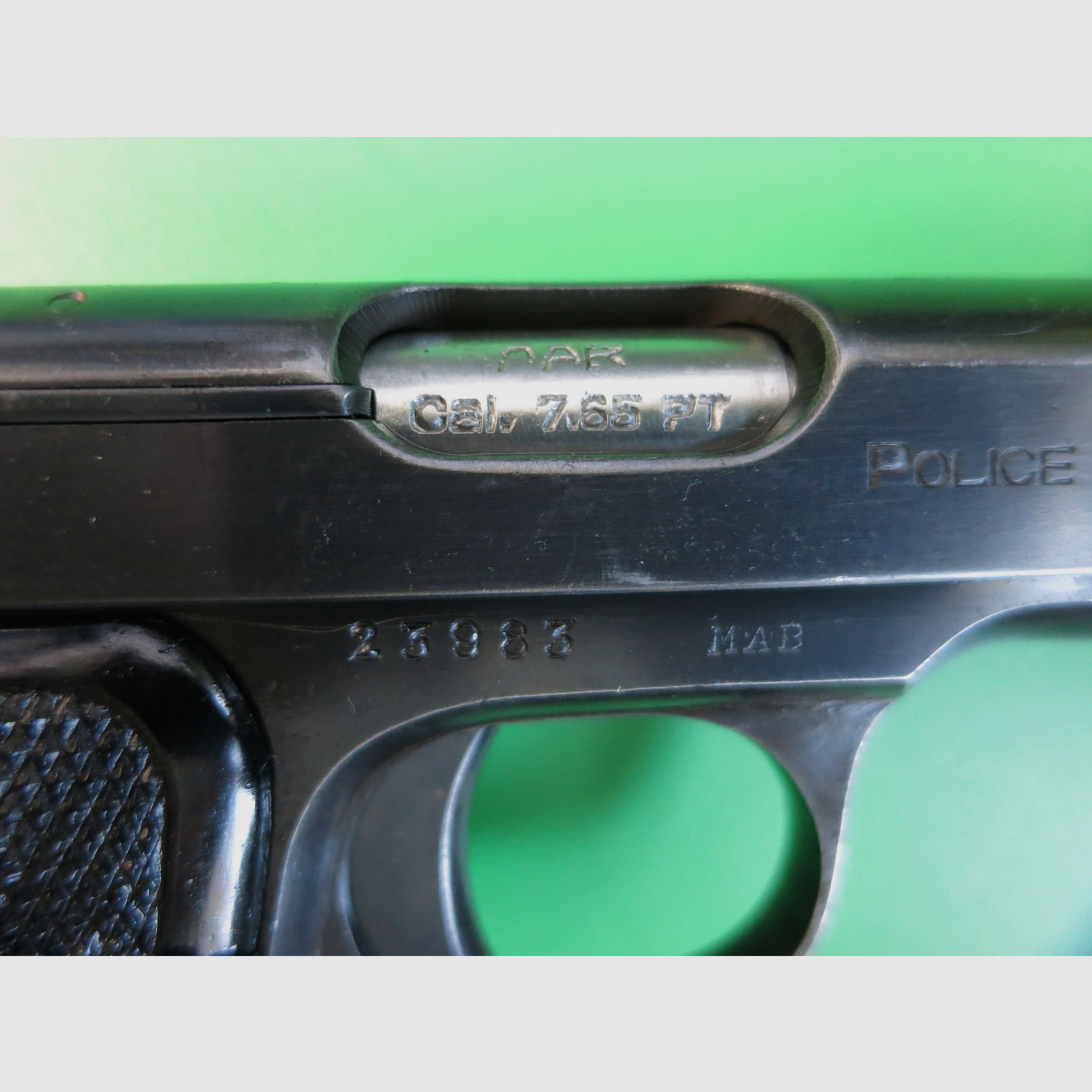 MAB (Manufacture d'Armes de Bayonne) Brevet Modele "D" Police d' Etat, Typ 2, 7,65 mm -Sammlerwaffe   #3