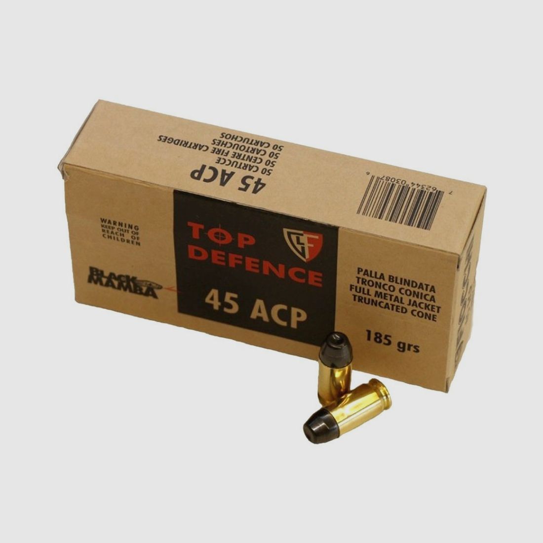 Amunicja FIOCCHI BlackMamba – 45 ACP – 185 grains – stożkowa, zdjęcie 1 z 2