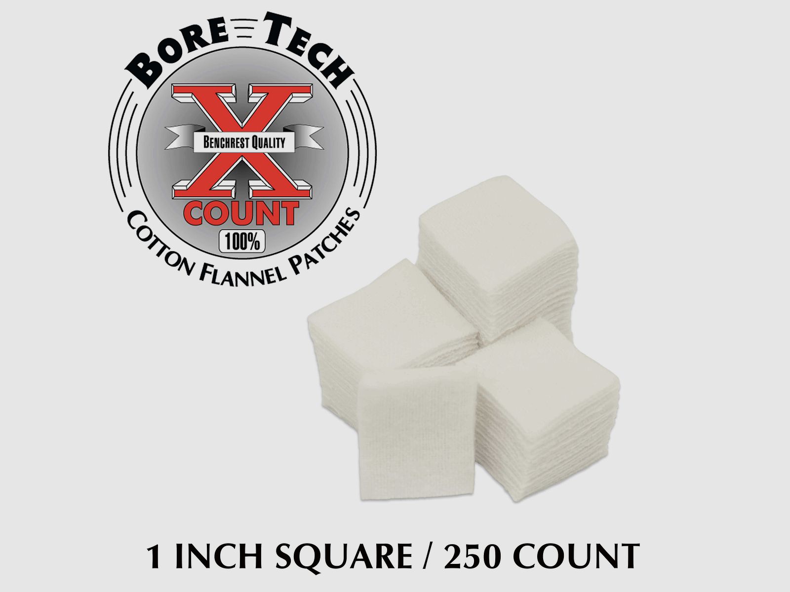 Bore Tech X-Count Patches – Baumwoll-Reinigungspatches nach Kaliber, Bild 1 von 8