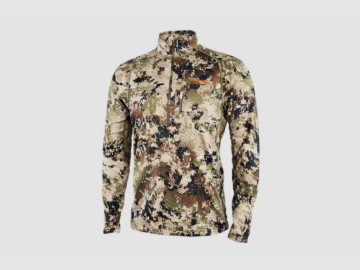 Sitka Thermo Core Midweight T-Shirt mit Reißverschluss, Bild 2 von 2