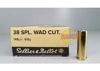 Munizioni S&B cal. .38 Special Wad Cutter, immagine 2 di 2