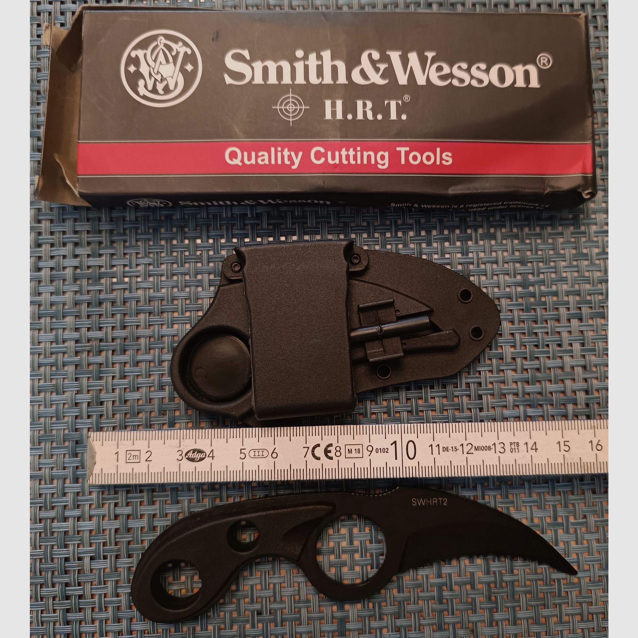 Smith & Wesson Ring Messer Zacken Messer  Jagd Angler Messer Kampfmesser 