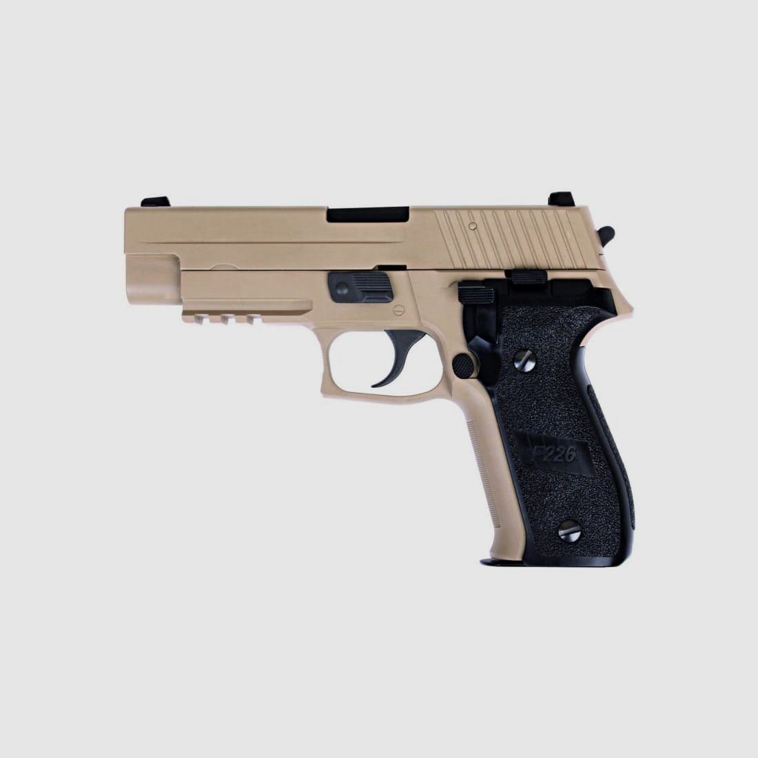 WE P226 Mk25 Navy Seals GBB Airsoft Pistole (tan)
