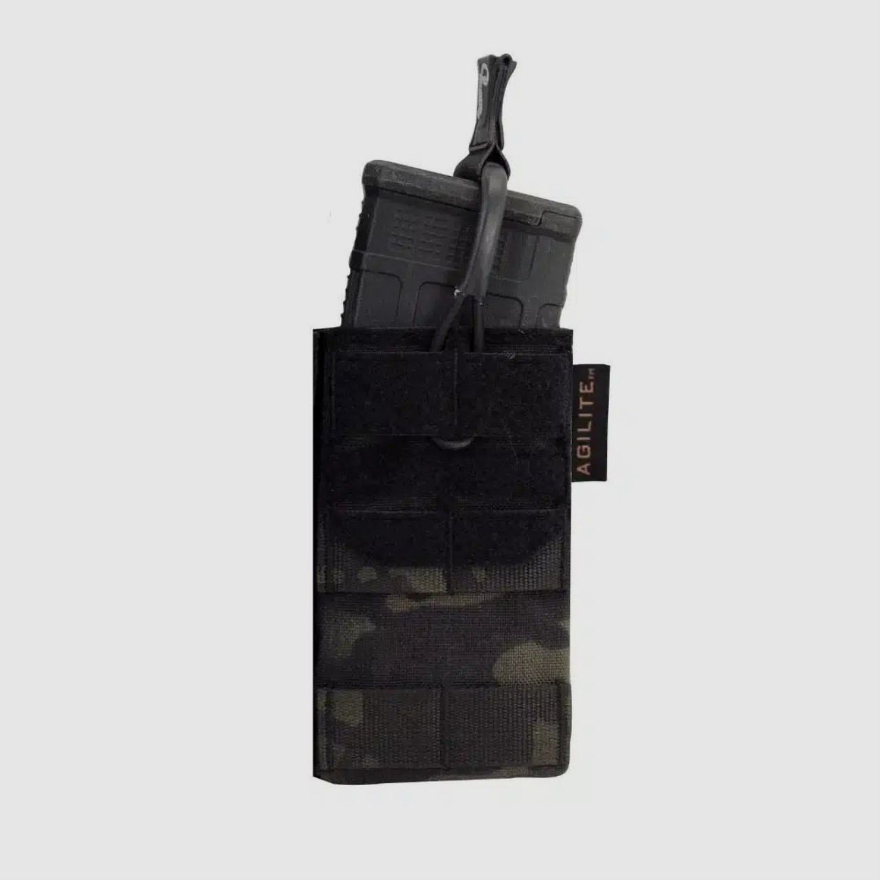 Agilite AG1 5.56 Single Mag Pouch MultiCam Black – MOLLE Magazintasche für AR/M4