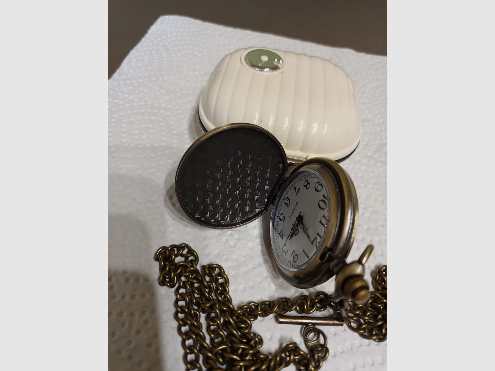 Nieuwe zakhorloge met jachtmotief