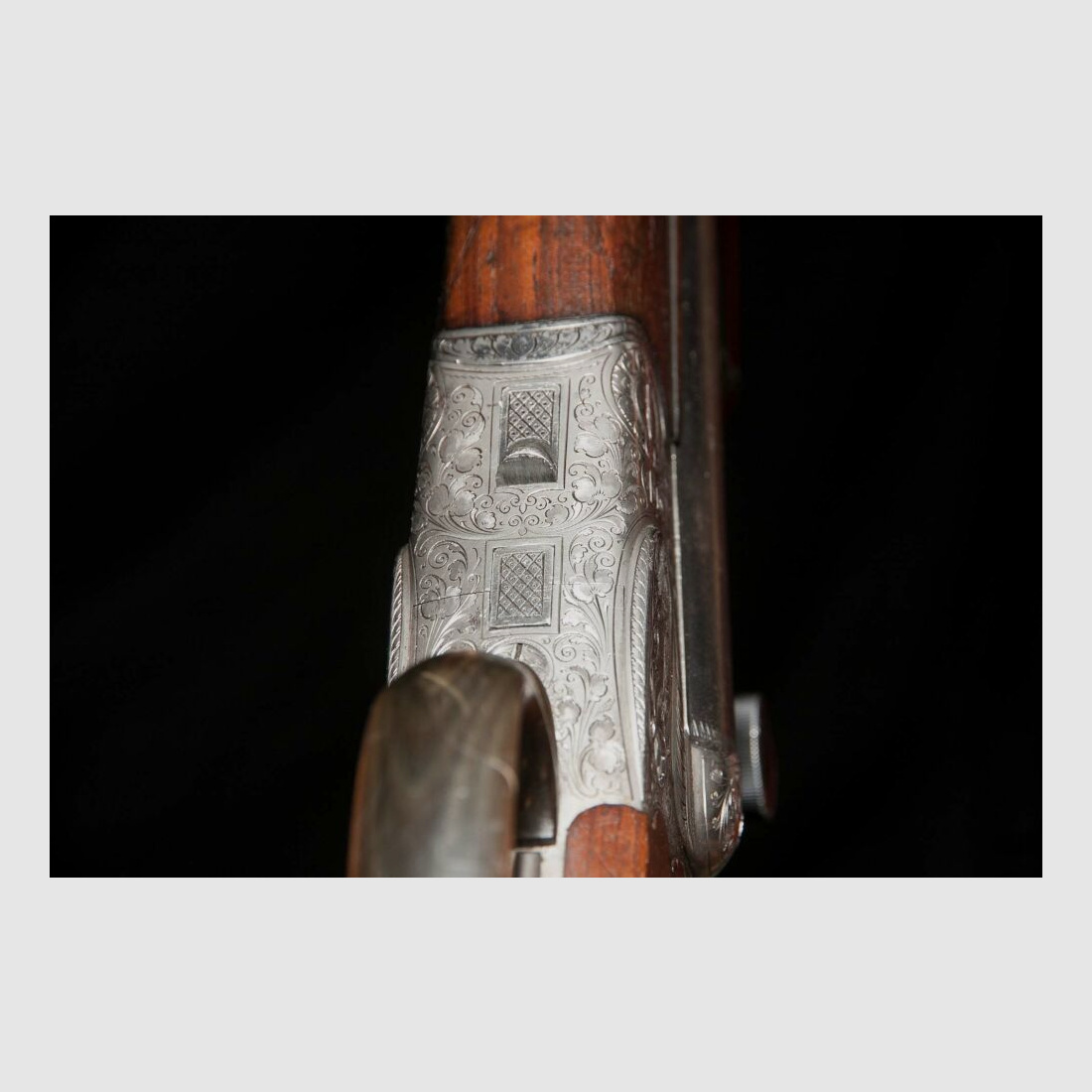 Drilling prebellico Kunz con incisione e serbatoio per calci BJ 1936