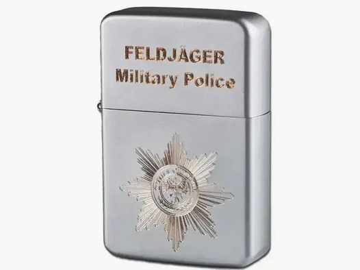 Bundeswehr Original Bundeswehr Original Feuerzeug Z-Plus Gas mit Gravur Feldjäger