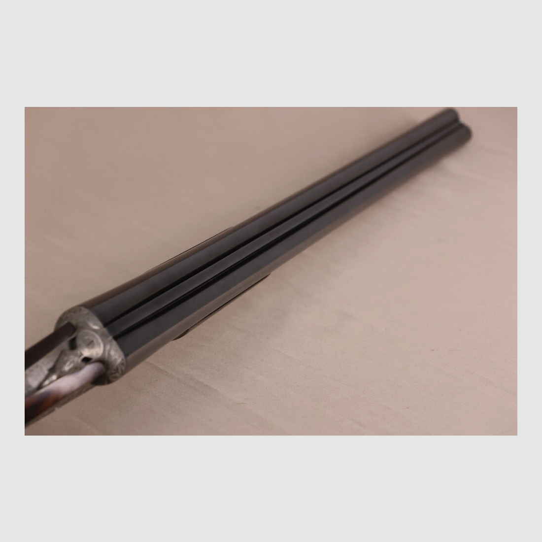 Armas Garbi escopeta de doble cañón con cierre lateral // Madera TOP / Grabado / Disparo único!