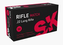 SK Rifle Match .22lr KK ammunition 50 pcs.