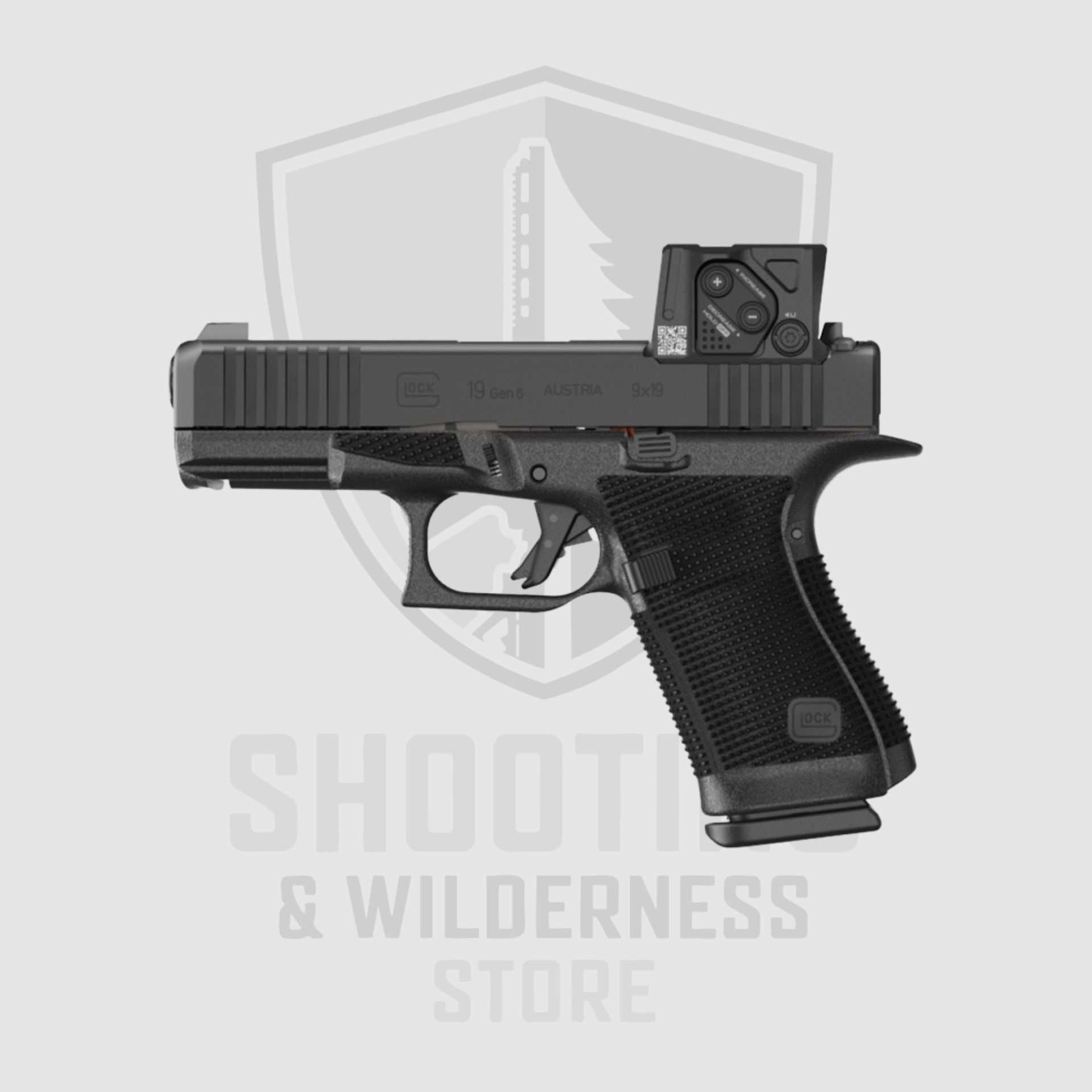 Glock Pistole G19 Gen 6 OR mit Aimpoint COA, Bild 1 von 3