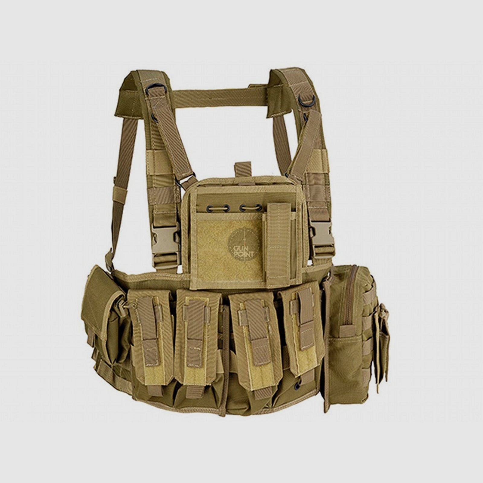 Defcon 5 Molle Recon Chest Rig Coyote TAN