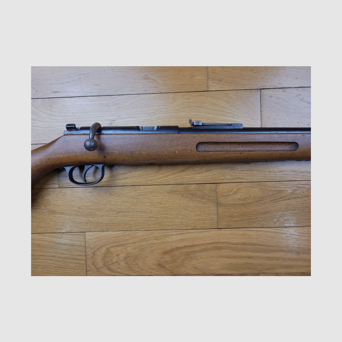 Piękna karabina Erma – Model Wenzel – Mono numer seryjny – Kal. 22LR – Niemcy z lat 30. – Bardzo Dobry Stan – TBE, zdjęcie 3 z 15