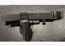 IPSC belt including 4 mag pouches + magnetic holder and ghost holster Walther PP