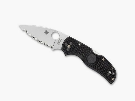 Navaja Spyderco Native 5 Mango FRN Negro Serrado Acero