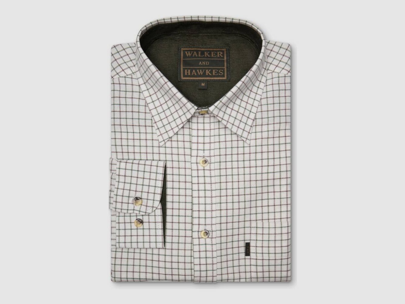 Walker and Hawkes Männer 100% Baumwoll Brocton Country Shirt, Bild 4 von 4