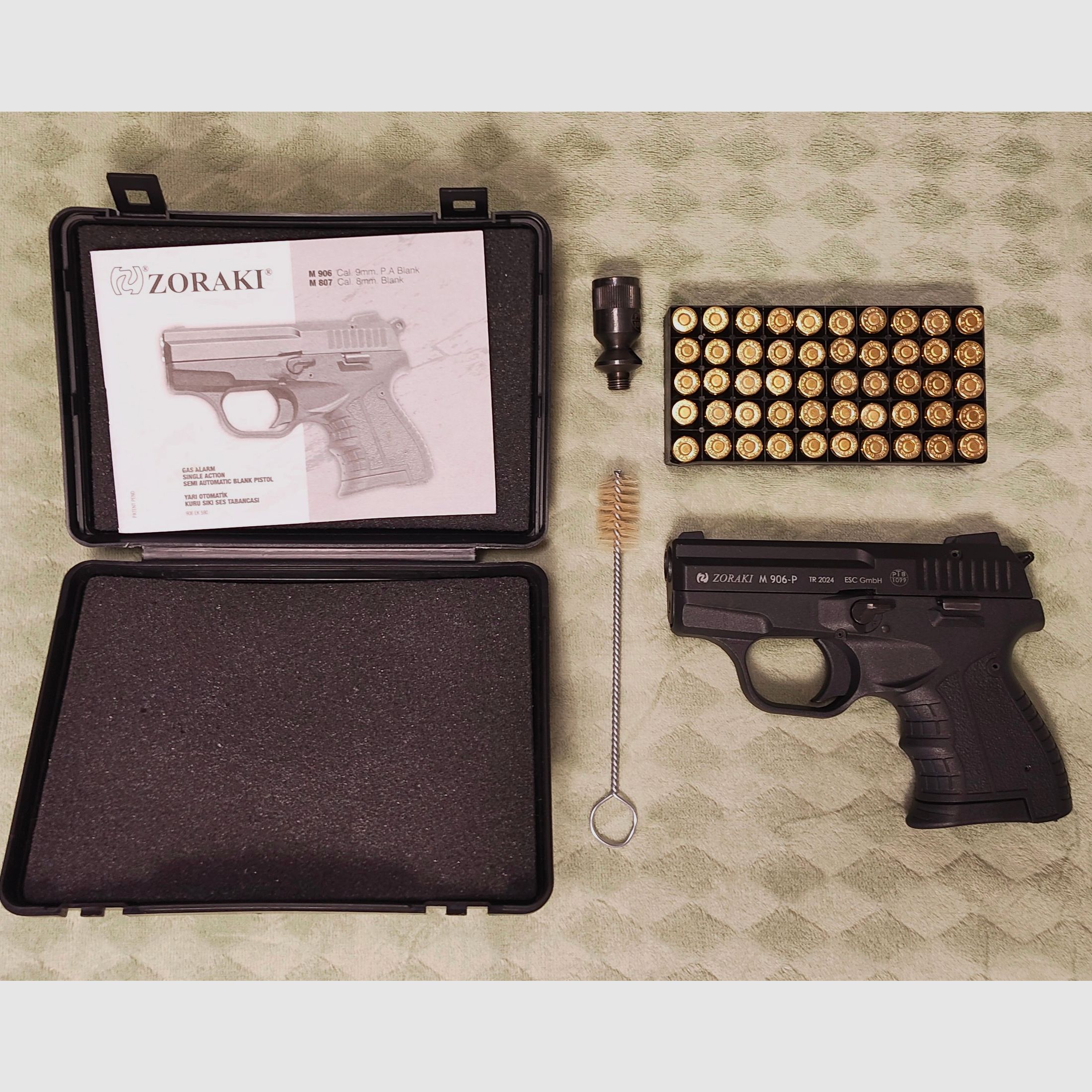 Zoraki 906-P Schreckschusspistole P.A.K. PTB 1099