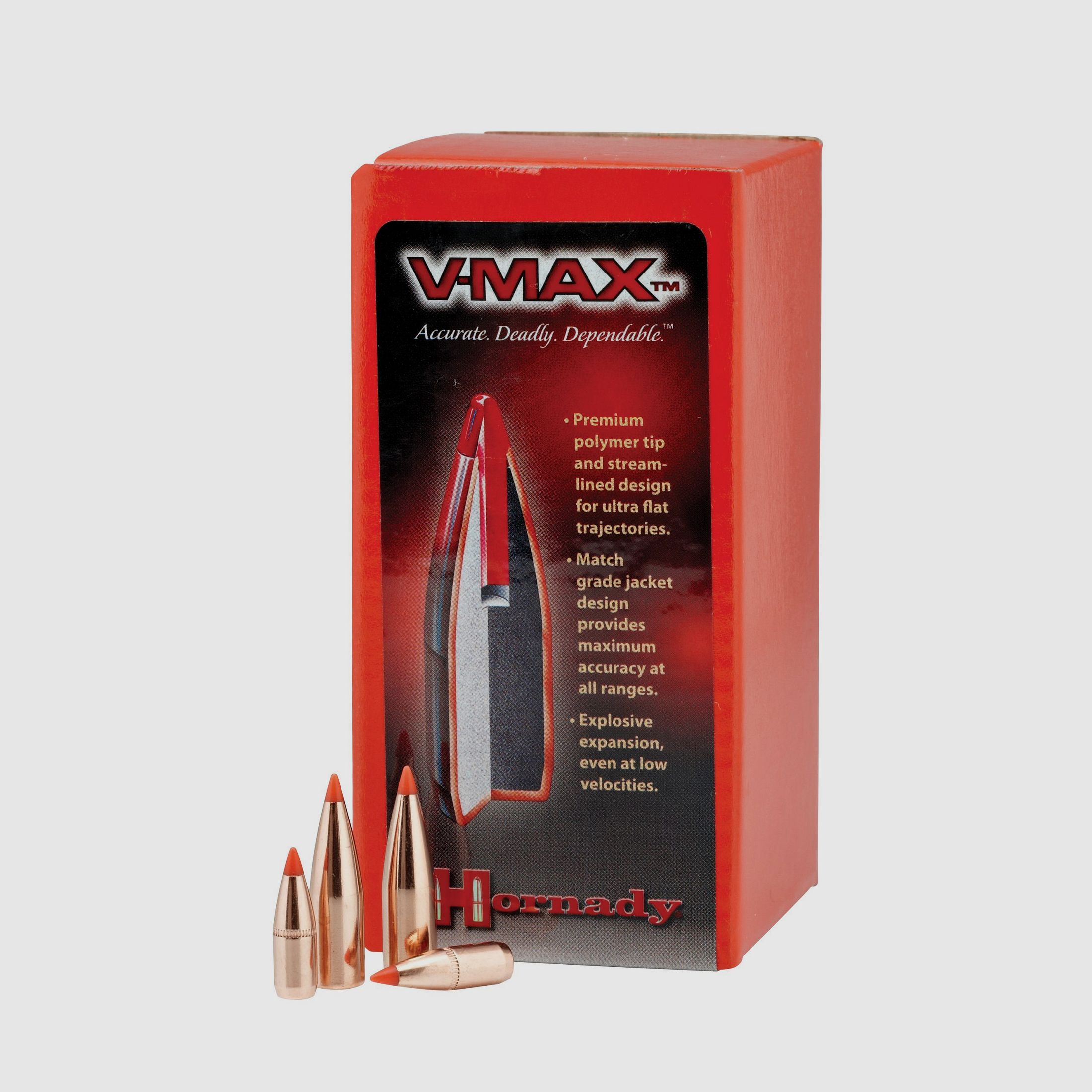 Kogels voor Hornady V-MAX-6MM .243 75 GR V-MAX®- Doos 100
