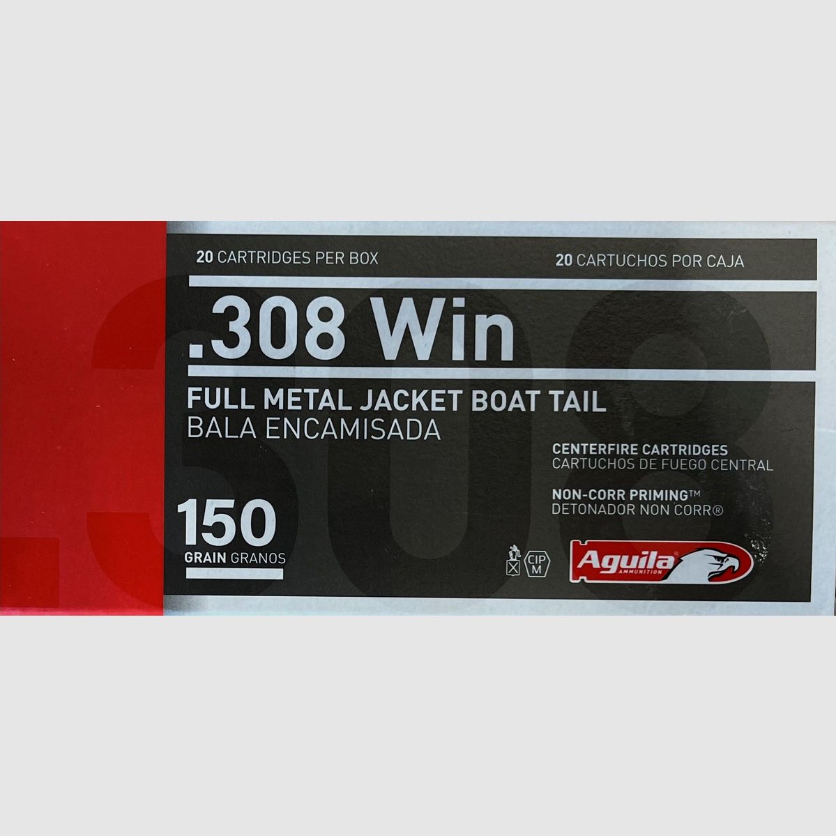 Aguila .308Win FMJBT 150grs - 500 Schuss