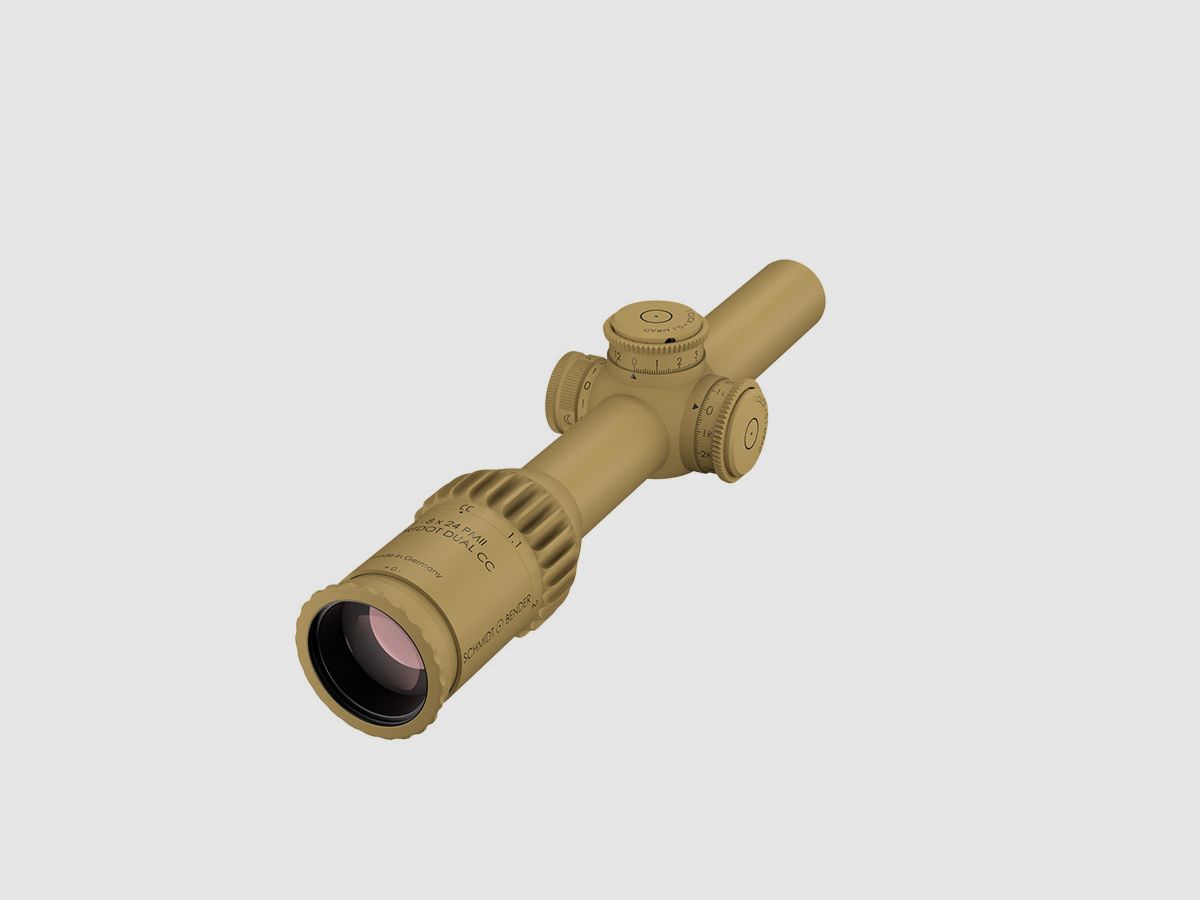 SCHMIDT U. BENDER 1-8×24 PM II ShortDot Dual CC MDR 1cm cw ST MTC LT / ST ZC LT RAL 8000, Bild 1 von 5
