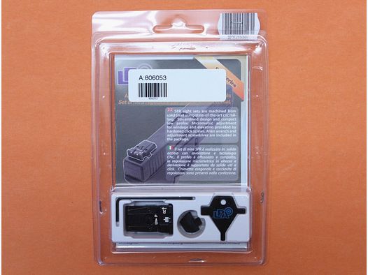 LPA. SIG Sauer: Visor micrométrico LPA negro/ estriado incl. punto (SPR28SS07) para Classic Line y SP2002.