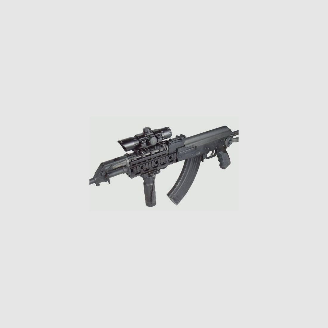 Zwarte handgreep met Weaver Yugo M70 AK, afbeelding 2 van 7