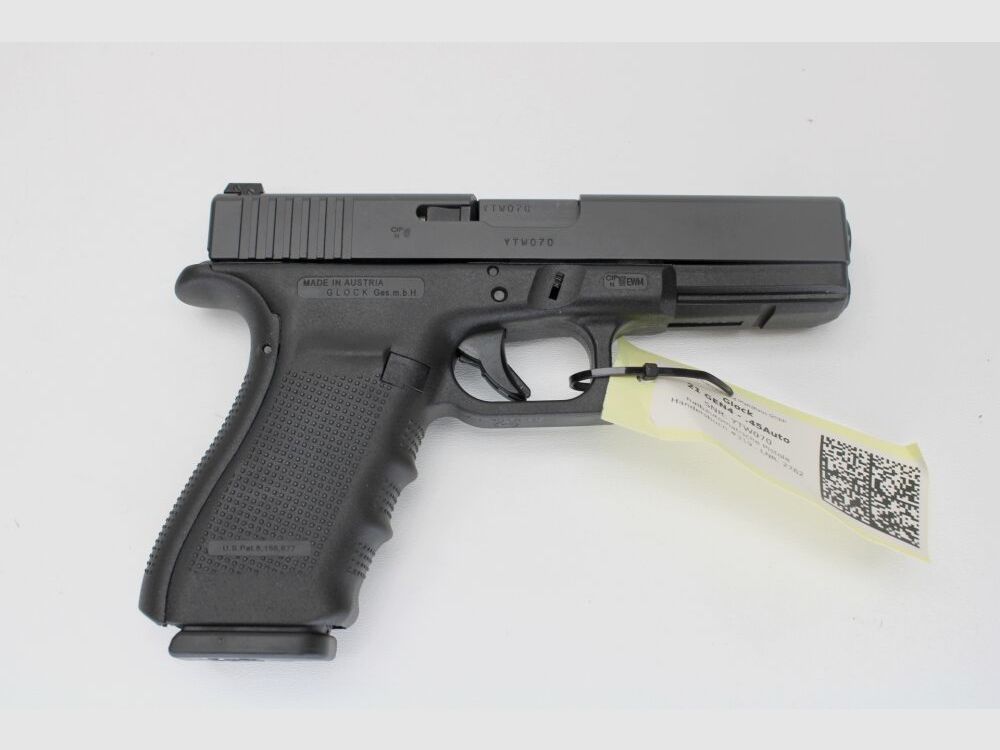 Pistole Glock 21 GEN4 in Box mit Zubehör .45Auto