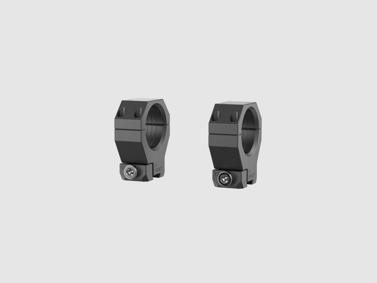 PSR D-anneaux 30mm noir H34mm