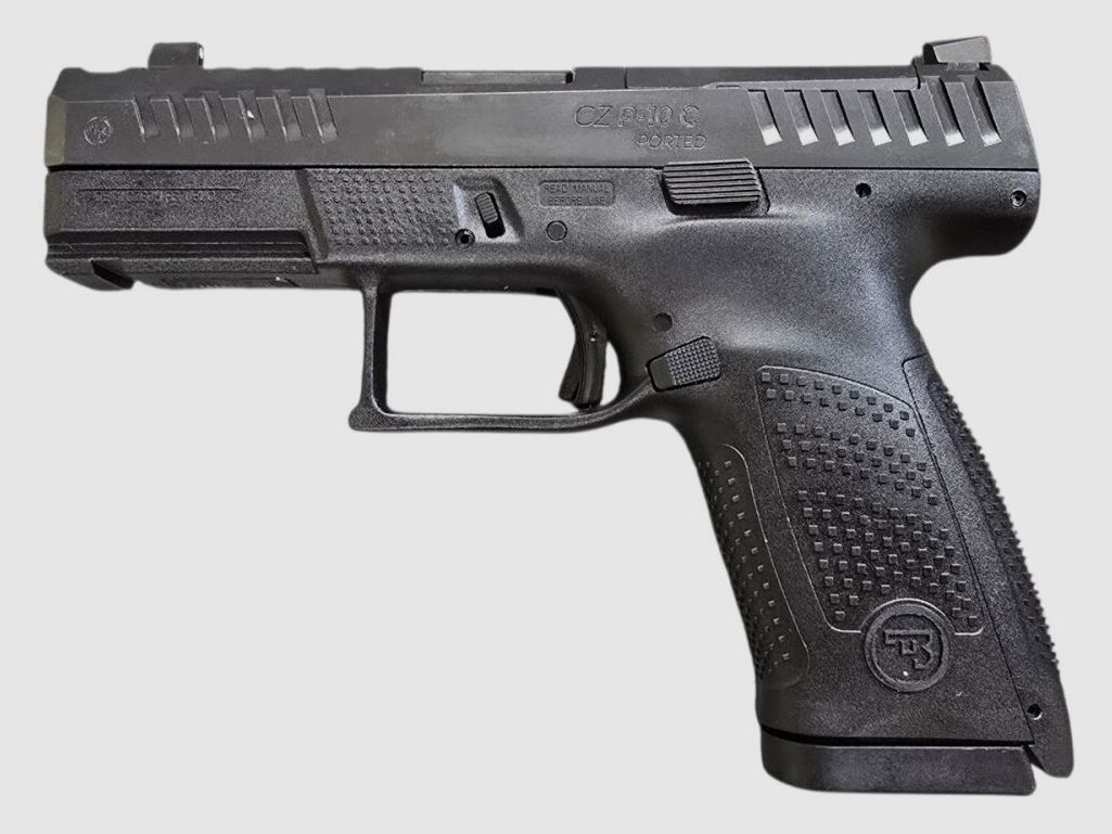 CZ Pistole P-10 C OR Ported 9mm Luger halbautomatische Pistole sofort verfügbar, Versand +25€