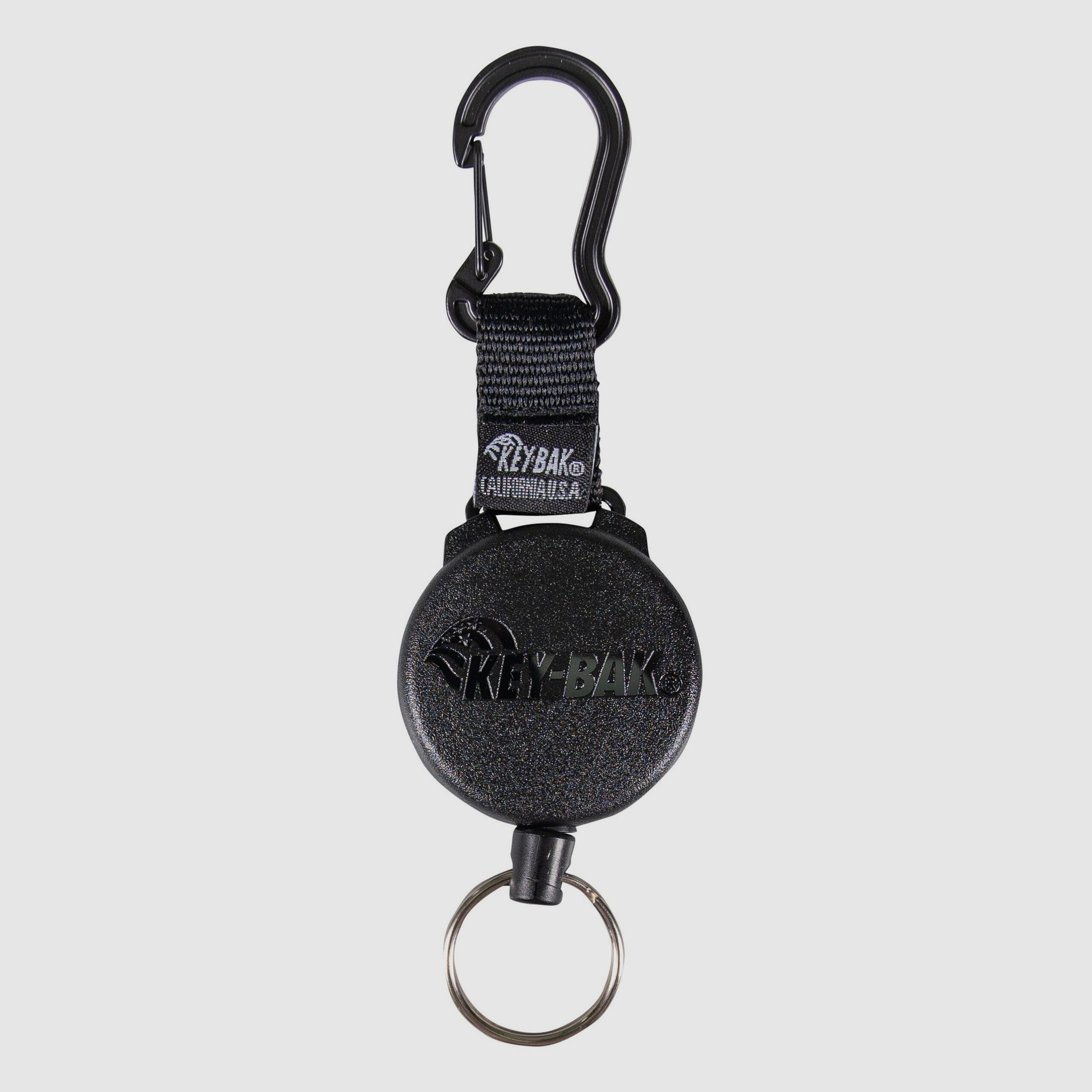 Key ring roller with carabiner