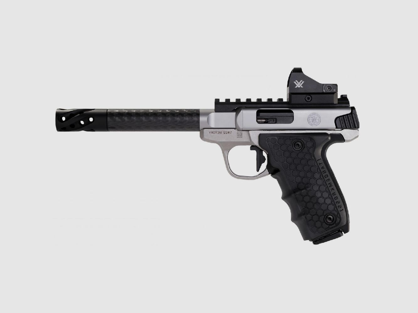 Smith & Wesson Performance Center SW22 VICTORY Target Model 6´´ Carbon Fiber Target Barrel Red