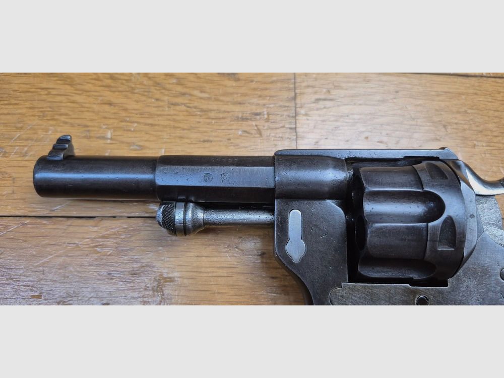 Buon revolver d'ufficiale modello 1874 – Arma completamente monomatricolata fino alle impugnature – MAS nel 1878 – Buona canna – Riverniciato – Meccanica molto buona – BE/BE+, immagine 20 di 20