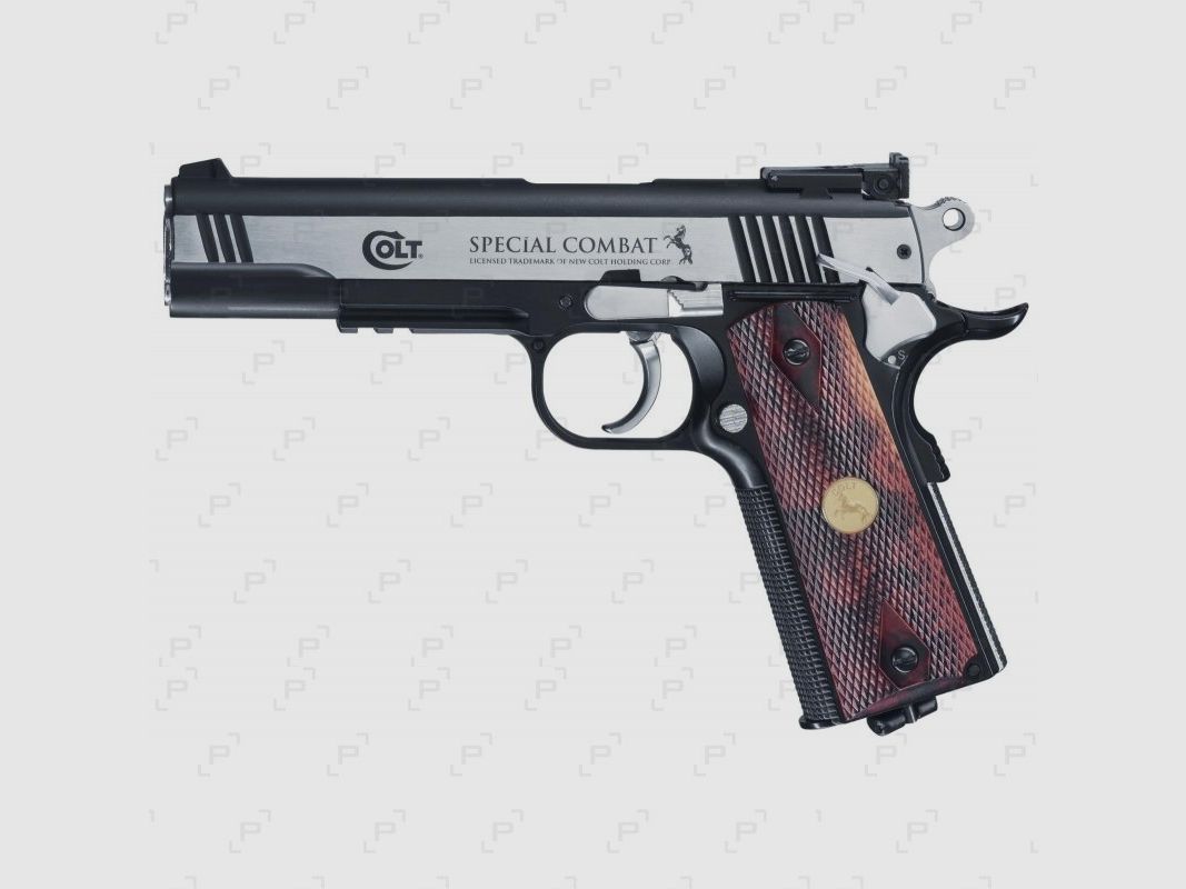 CO2-Pistole COLT SPÉCIAL COMBAT bronziert Kaliber 4,5 mm BB’S