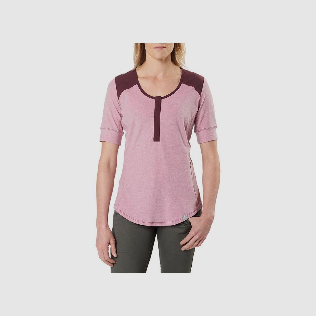 5.11 T-shirt Willow Henley Berry L