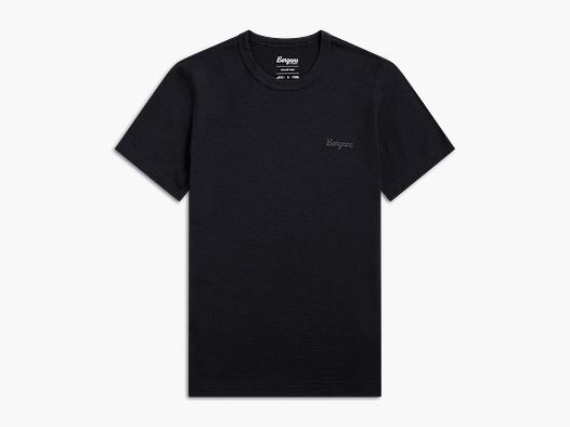 Bergans Logo Merino T-Shirt Women Navy Blue M