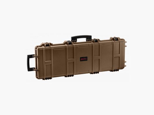 Waterproof wapen koffer tan 103 x 33 x 15 cm - Nuprol