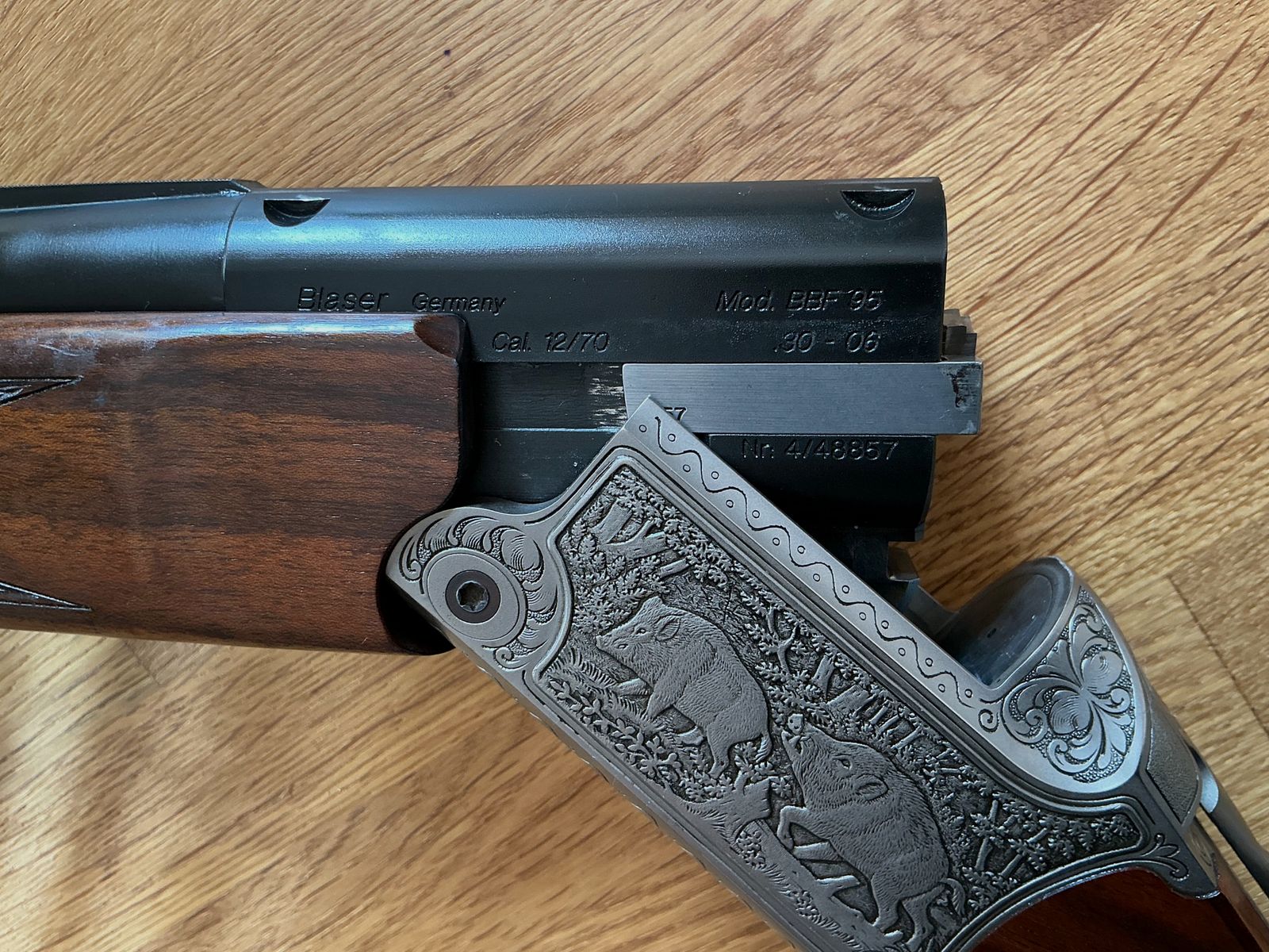 Blaser BBF 95 Luxus 12/70 30-06 Einstecklauf 5,6x52R, Bild 4 von 7