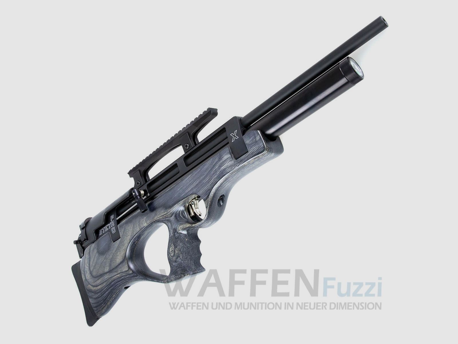 Steyr Pro X Pressluftgewehr Schichtholzgrau 4,5mm mit QF, Bild 3 von 6