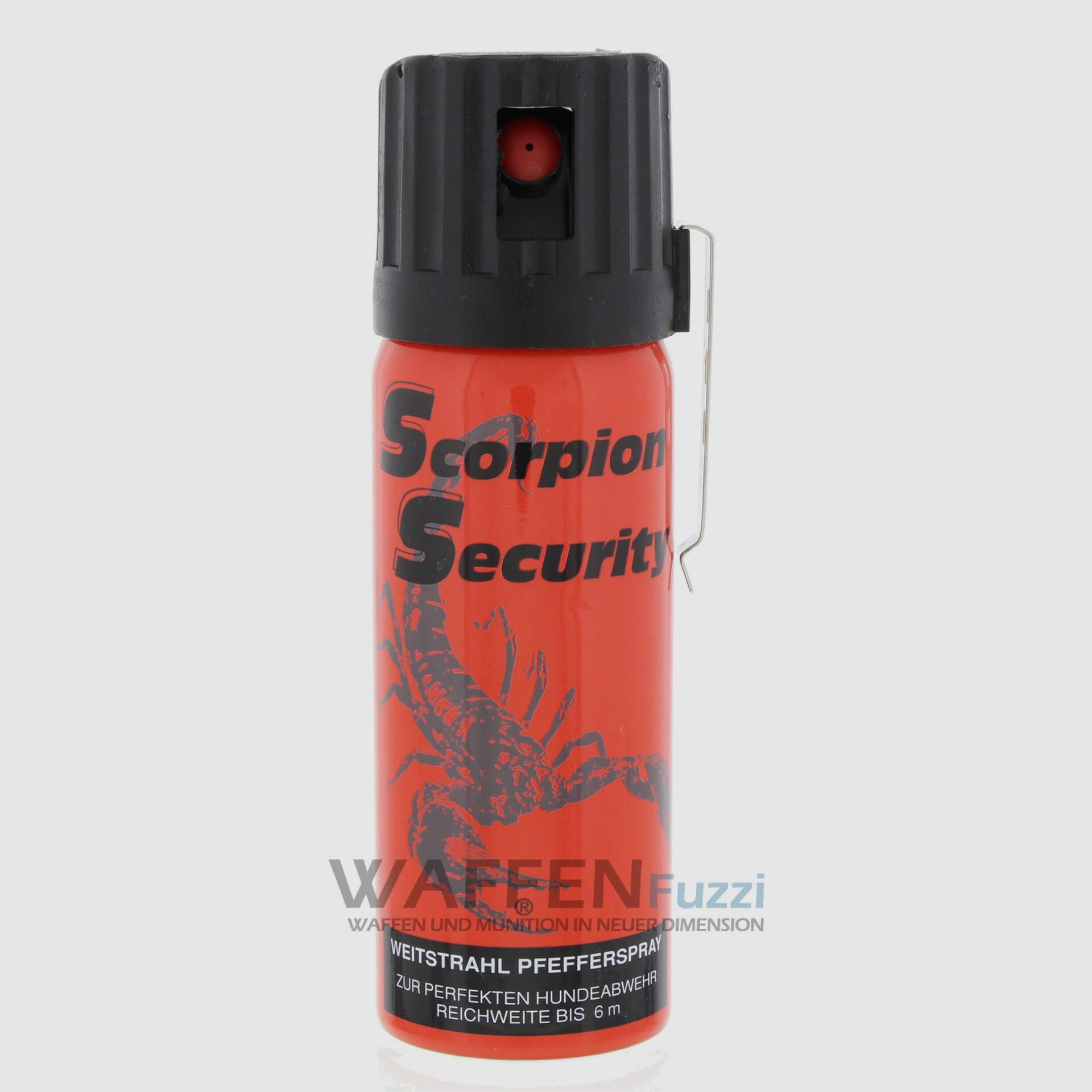 Pfefferspray 50 ml breedstraal Scorpion Security