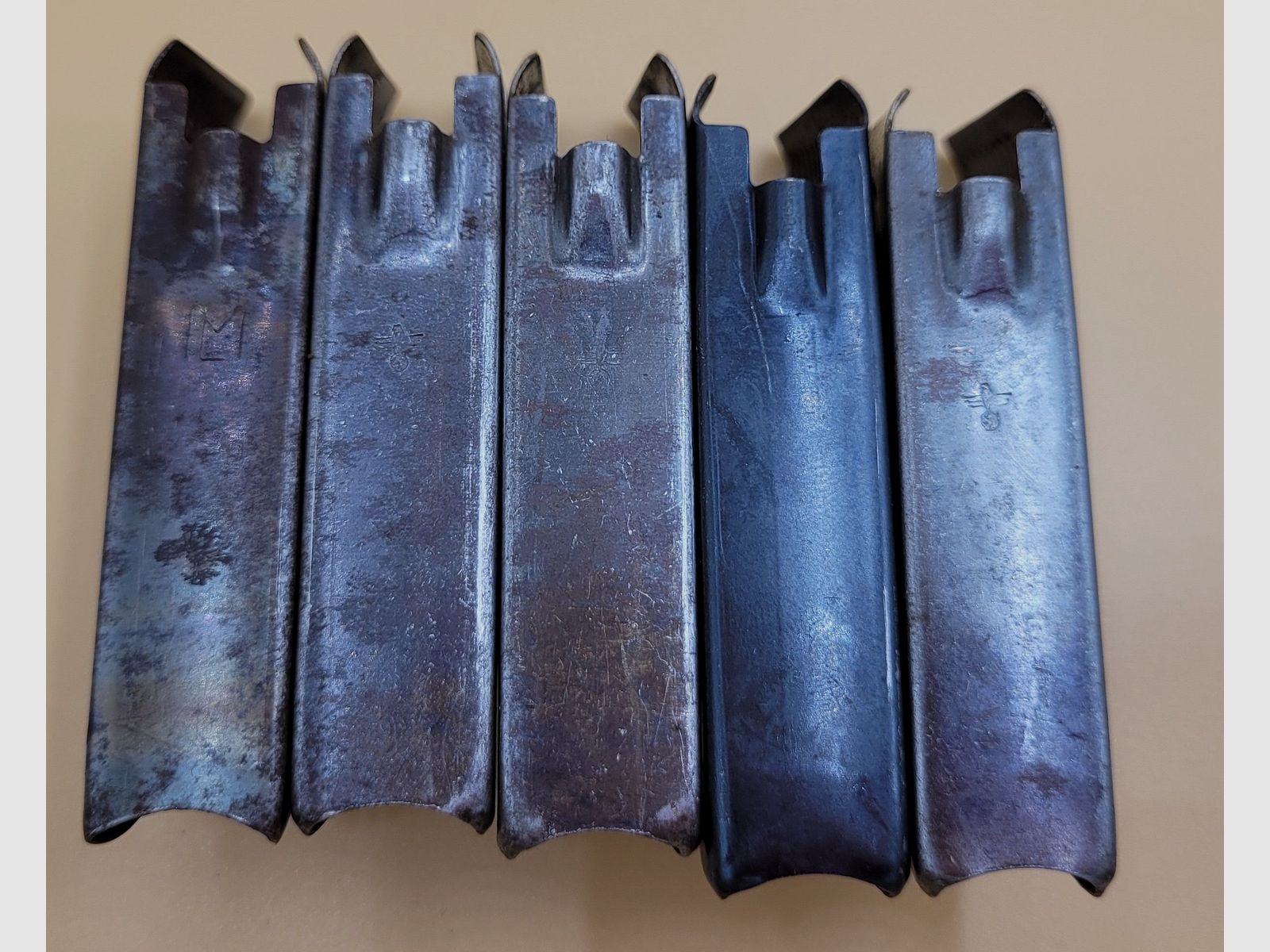 Steyr Mannlicher M95 tela di carico *Raro* rarità* molti timbri e condizioni 8x50R 8x56R